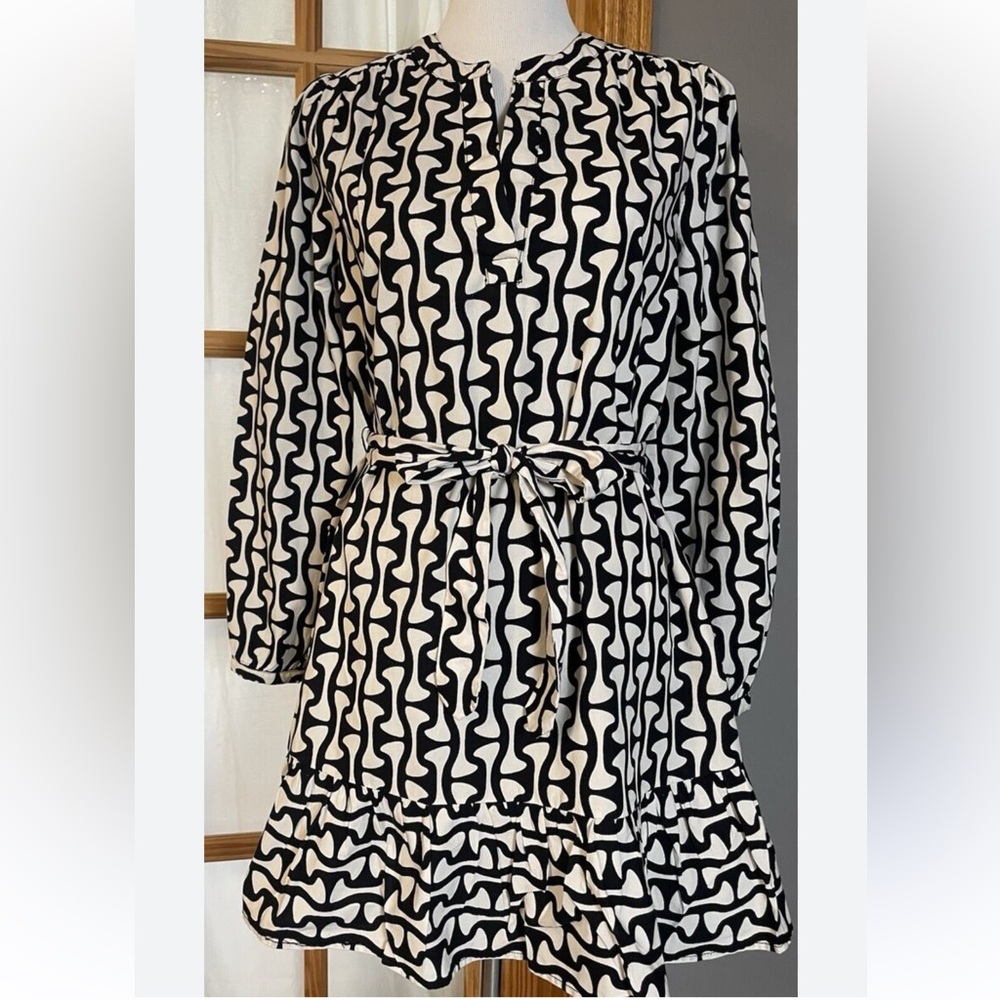 Jessica Simpson Monochrome Abstract dress